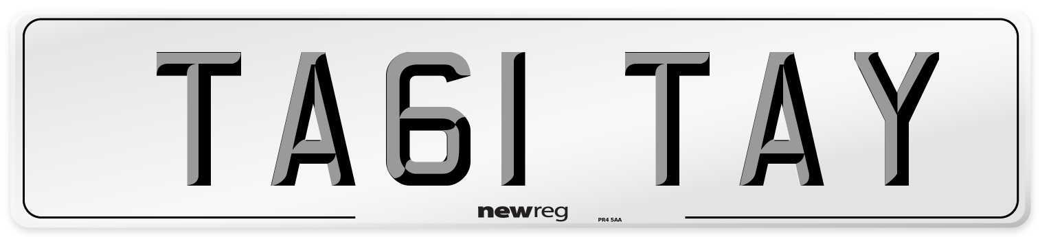 TA61 TAY Number Plate from New Reg